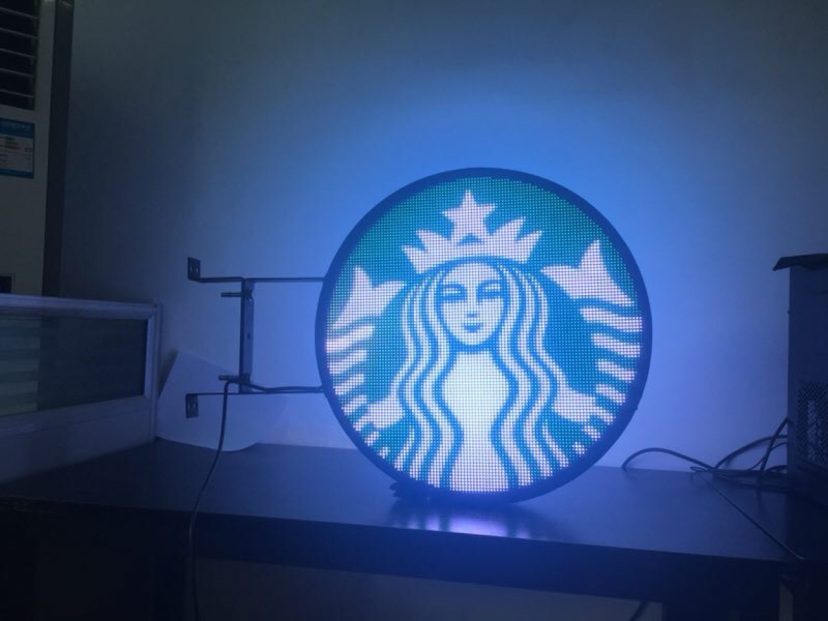 华彩光电2018新款圆形led显示屏 round leddisplay